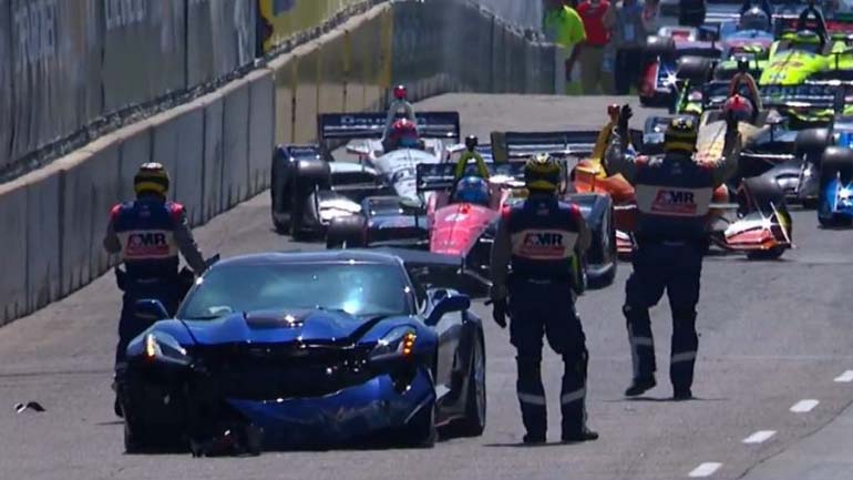 Τράκαρε με το αυτοκίνητο ασφαλείας